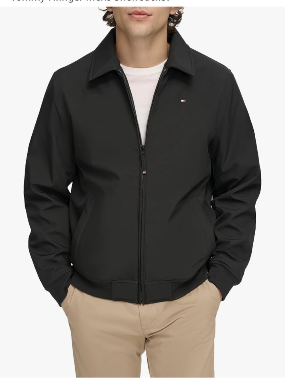 Tommy Hilfiger Theflex Men’s Black Zip  Jacket Sz.L